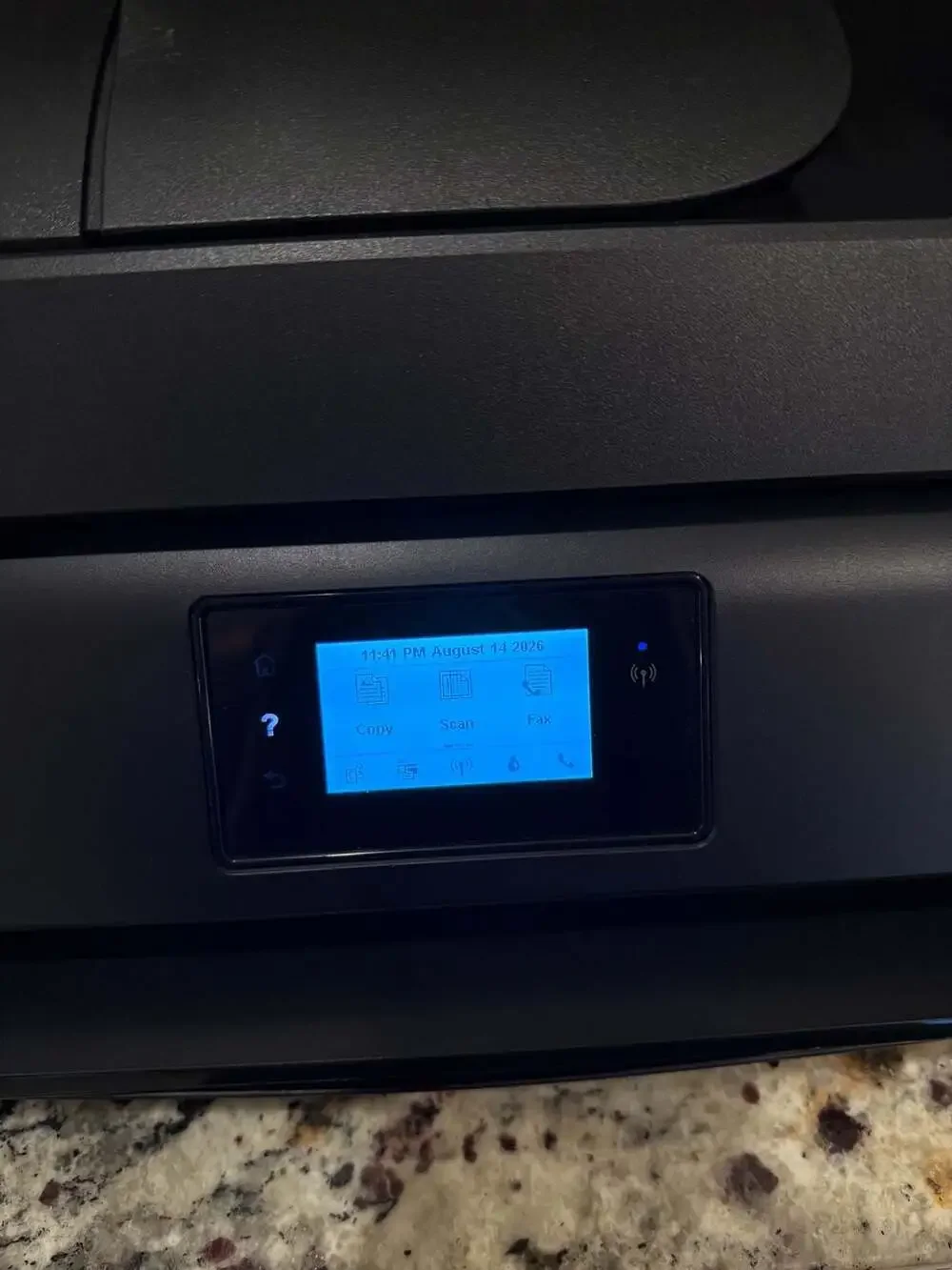 HP OfficeJet 4650 All-in-One Wireless Printer Print Fax Scan Copy tested
